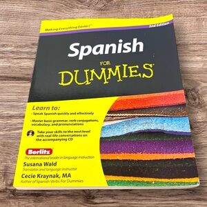 Spanish for Dummies 2nd Edition Book with CD